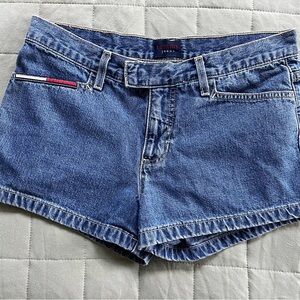 Vintage 90’s Tommy Hilfiger Blue Denim Jean Shorts Women’s Juniors Size 7